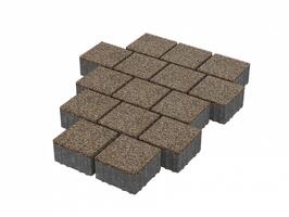  Тротуарная плитка Stellard Квадрат 150x150x80 мм Красный гранит: внешний вид