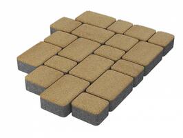  Тротуарная плитка Stellard Старый город 40 мм Желтый: внешний вид