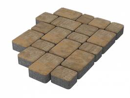  Тротуарная плитка Stellard Старый город 40 мм Голден: внешний вид
