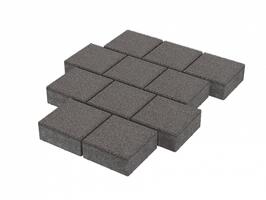  Тротуарная плитка Stellard Квадрат 200х200х60 мм Дымчатый кварц: внешний вид